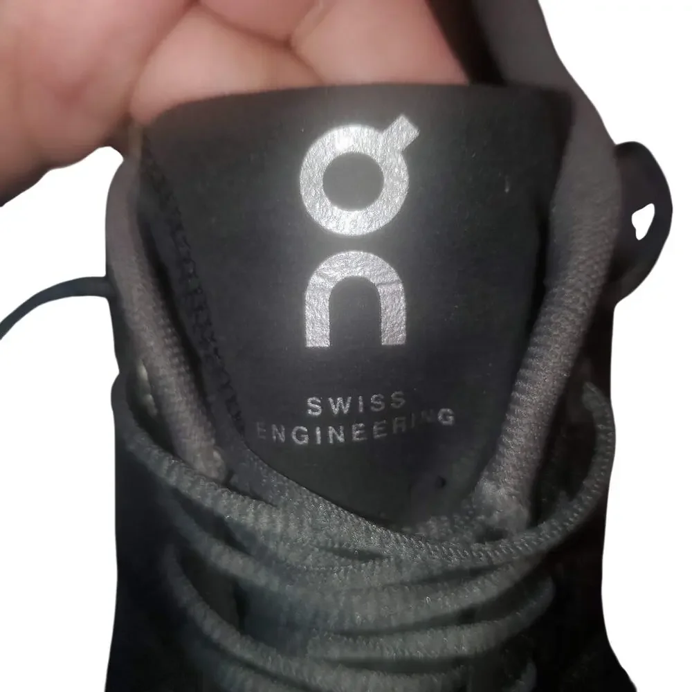 On Cloud Running Shoes Black White Men's US 9 CloudTec Swiss Engineering